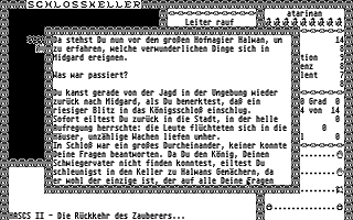 Wiederkehr des Zauberers (Die) atari screenshot